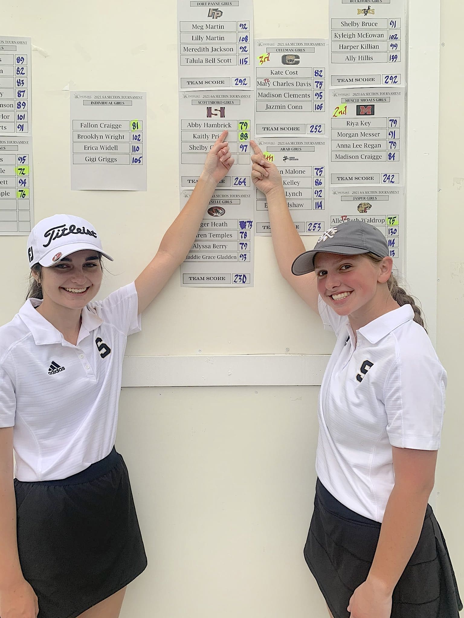 SCOTTSBOROS HAMBRICK AND PRICE SELECTED TO NORTH ALL-STAR WEEK GIRLS GOLF TEAM