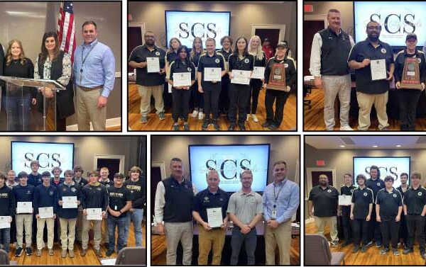 Scottsboro Board of Education recognizes several students